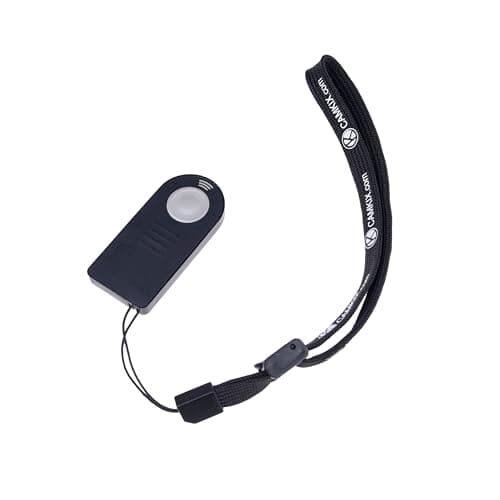 Control Remoto Inalambrico IR - Funciona con Muchas camaras Nikon y Canon, por Ejemplo: D70, D750, D3000, D3200, D3300, D5500, D7000 / EOS 5D Mark IV, 5DS, 6D, 77D, 100D, 750D, 800D