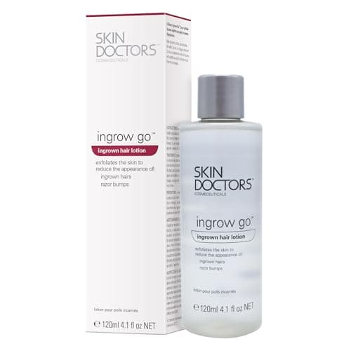 Skin Doctors Ingrow Go Lotion | Tratamiento para los pelos encarnados | Para uso en piernas| 120 ml