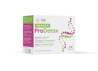 ENERGYPRODETOX - Ayuda a Cuerpo y Mente a Rendir Plenamente: Detox profundo, Energía instantánea, Antioxidante, Mejora Sistema Inmune y Microbiota, Aminoácidos + Vitaminas + Plantas - 22 sobres x 10g