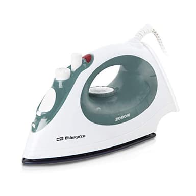 Orbegozo SV 1600 A, Plancha ropa, a vapor, 1600 W, Suela INOX, Función de Planchado Vertical y Planchado en Seco, vaporizador con 3 posiciones, funcion auto limpieza, Regulador de Temperatura