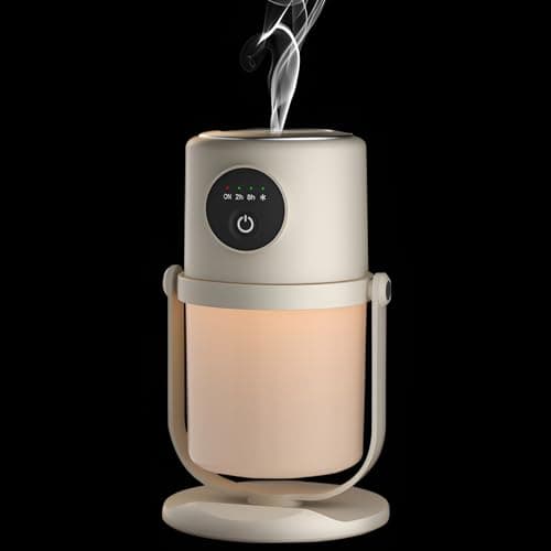 SHLWYG Nuevo humidificador, humidificador de niebla fría con boquilla giratoria de 90°, humidificador silencioso, humidificador purificador de aire pequeño, humidificador con luz nocturna