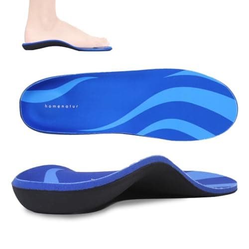 Plantillas Fascitis Plantar - 1 Par - Pies Planos y Cavos - Diseño Ortopedicas Taloneras Plantilla Completa Hombre y Mujer - Soporte de Arco 3,5cm - Alivio Dolor (41-43)