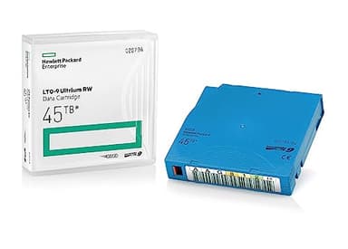 HP E - LTO Ultrium 9-18 TB / 45 TB - Etiquetas para Escribir - Azul Claro