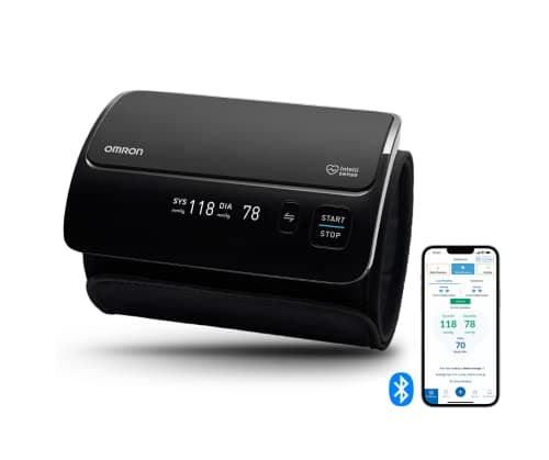 OMRON EVOLV Tensiómetro inalámbrico para la parte superior del brazo con Bluetooth, validado clínicamente incluso durante el embarazo. AHORA con 6 meses GRATIS de suscripción OMRON connect Premium