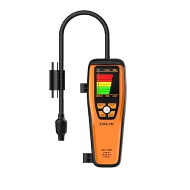 ILD-100H Diodo Calentado Portátil Detector de fugas de refrigerante - Herramienta de detección de fugas de halógeno de alta sensibilidad, ideal para HVAC y automotriz A/C, alertas acústicas +