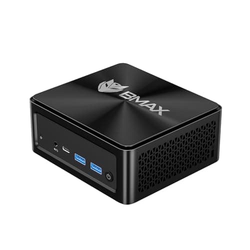 BMAX Mini PC B9Power Intel Core i9 12900HK (14C/20T, 5,0 GHz), 32 GB RAM DDR4 + 1 TB SSD NVMe, Ordenador de sobremesa, Triple visualización 4K@60Hz, WiFi 6, Bluetooth 5.2, Type-C, USB*4, DP 1.4a
