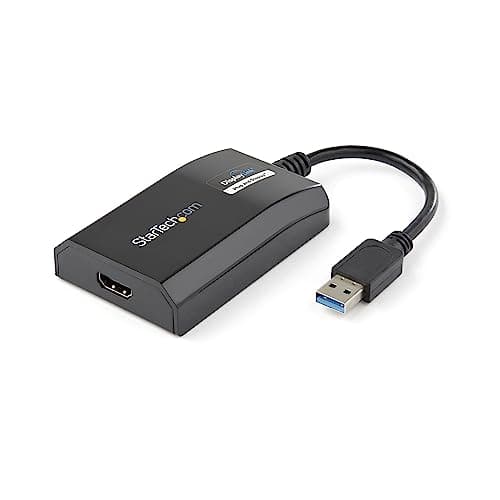 StarTech.com Adaptador Gráfico Externo Multi Monitor USB 3.0 a HDMI HD Certificado DisplayLink para Mac y PC - Tarjeta Gráfica Externa
