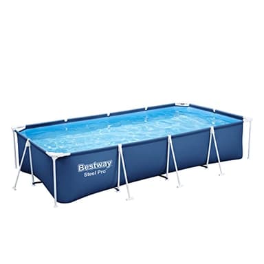 BESTWAY Piscina Desmontable Tubular Infantil Steel Pro 400x211x81 cm Azul