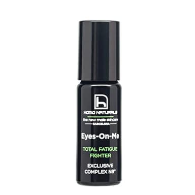 Homo Naturals Contorno de Ojos BIO para Hombres Roll on - Antiojeras Hombre con Ácido Hialurónico y Efecto frío - Anti Ojeras, Bolsas y Arrugas - 10 ml (Roll on)