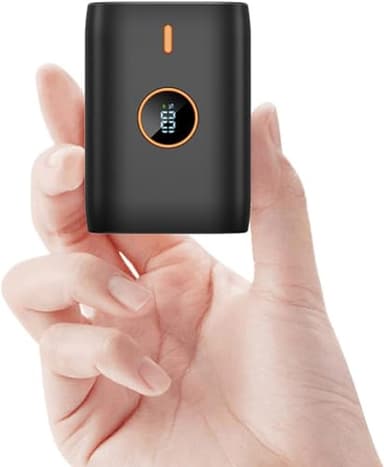 Bateria Externa Carga Rapida 10000mAh,PD 22.5W Power Bank con Pantalla LED,Mini Bateria Externa Movil con USB C,Adecuado para iPhone,Samsung,Xiaomi etc