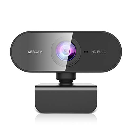 DDKJ Webcam con Microfono-Web CAM 1080p HD Autofocus,Camara Webcam para PC/portátil,Camara USB Plug and Play,Camara Ordenador para Windows/MacOS/Linux,para Videoconferencias/Gaming/Conferencias