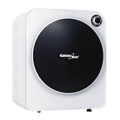 Green Blue GB410 Secadora eléctrica de carga frontal Capacidad 3 kg 830 W Clase C, 5 programas, Dimensiones compactas 49,5 x 46 x 59,5 cm para Espacios reducidos