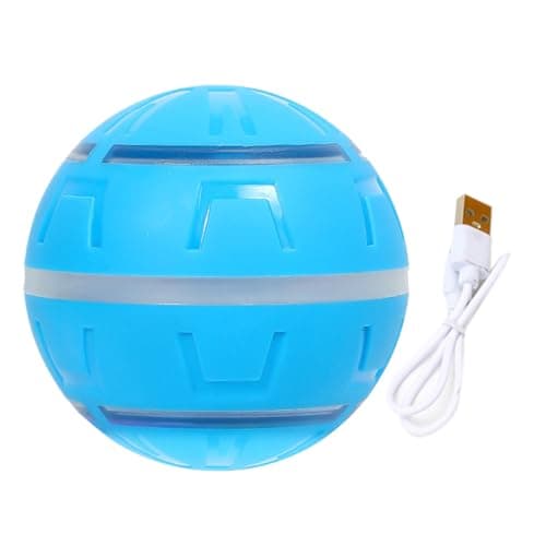 Interactive Dog Ball, Shake Pet Ball Toy, USB Rechargeable with LED Lights, Vibrating Rolling Game, Active Indoor Fun, 3.15x3.15 Inches, Suitable for Small, Medium and Large Breeds