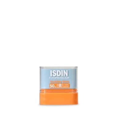 ISDIN Fotoprotección Invisible Stick SPF 50 Protector Solar Invisible en Stick para Zonas Sensibles que se Aplica Cómodamente, 10 gr