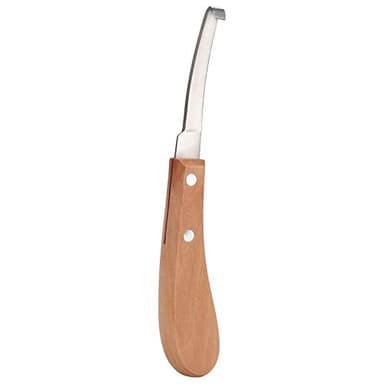 Cuchillo Afilado para Pezuñas, Herramientas para Herrador de Mano Izquierda O Derecha, Herramienta para Recortar Cuchillos para Pezuñas para Uso de Ganado y Caballos, 8.5 Pulgadas (mano derecha recta)
