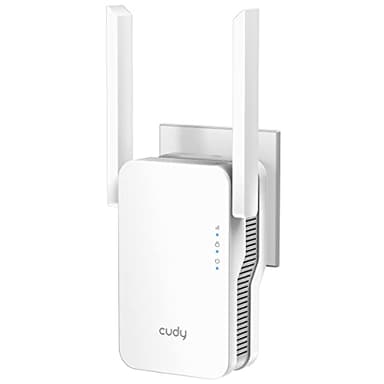 Cudy AX1800 Mesh- Repetidor de WiFi 6 Mesh1800Mbps 5GHz/2.4GHz, Amplificador WiFi Extensor con Enchufe, Indicador de Señal, Antenas Internas, Blanco RE1800