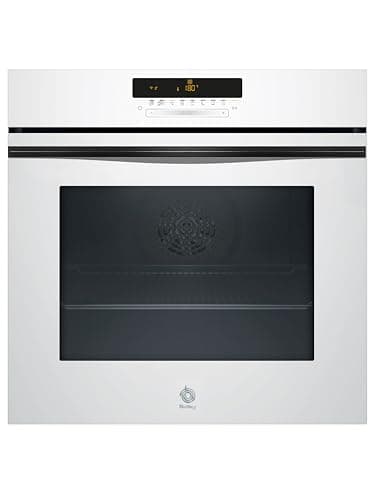 Balay - Horno multifunción con función freidora de aire, 60 cm, Pirólisis y Aqualisis, 40 recetas, táctil, Raíles Flex, Cristal Blanco, 3HB5879B7