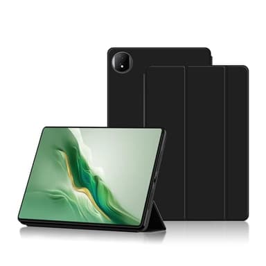 zZjoOoj - Carcasa para tablet Honor MagicPad 2 (12,3 pulgadas, 2024), con funda ligera con despertador/sueño automático de silicona TPU suave (negro)