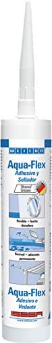 WEICON Aqua-Flex | 310 ml | Adhesivo para superficies mojadas y húmedas | Blanco