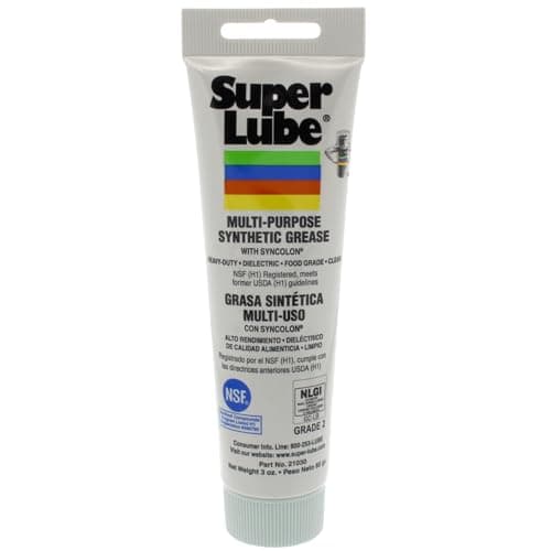 Super Lube® Multipropósito Grasa Sintética (NLGI 2) con Syncolon® (PTFE) 3 oz. Tubo