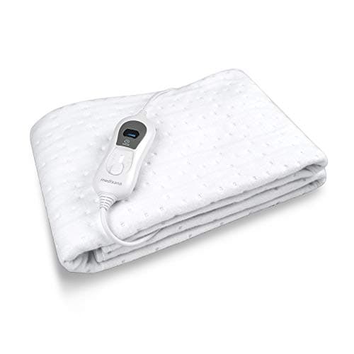 medisana HU 665 Calefacción bajo la cama, 150 x 80 cm, desconexión automática, protección contra sobrecalentamiento, 3 ajustes de temperatura, lavable adecuado para todos los colchones estándar