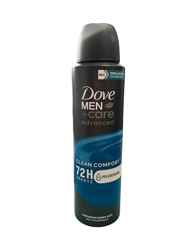 Dove Men & Care Desodorante en spray antitranspirante en spray corporal Clean Comfort 6 x 150 ml