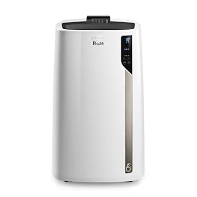De'Longhi Pingüino PACEL98 ECO Silent Aire Acondicionado Portátil Silencioso con Tecnología Eco Real Feel, Interfaz Digital, Función Deshumidificadora, 2.7 kW, 64 dB, Plástico, Blanco, Clasa A, 100m3