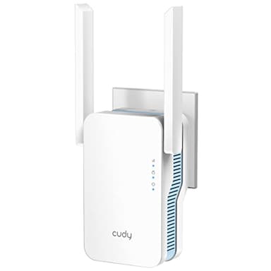 Cudy AC1200 Mesh- Repetidor de WiFi Mesh1200Mbps 5GHz/2.4GHz, Amplificador WiFi Extensor con Enchufe, Indicador de Señal, Antenas Internas, Blanco RE1200