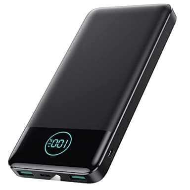 AXNEB Power Bank 13800mAh,[Pequeña Pero Poderosa] Batería Externa USB C In & out 3A Cargador Portátil de Alta Velocidad con Linterna Batería Portátil para iPhone 16/15/14 Samsung Huawei Xiaomi etc.