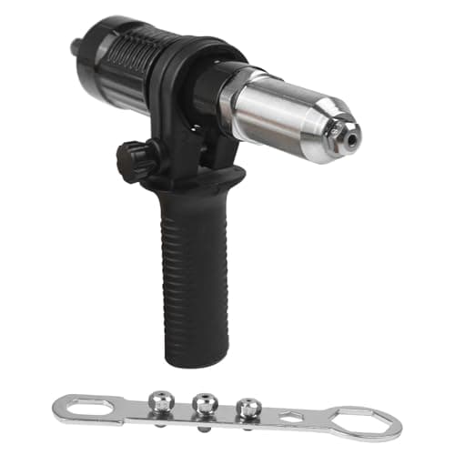 AolKee Adaptador de pistola de remaches, adaptador de pistola de remache eléctrica, accesorio de remache para taladro inalámbrico y eléctrico