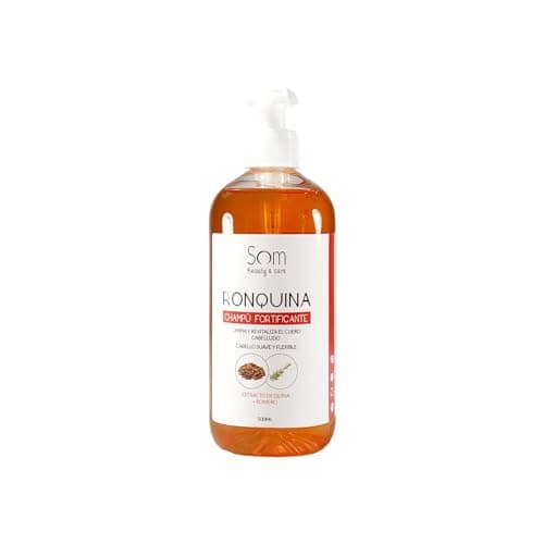 Champú Ronquina Som – Fortalece y Revitaliza el Cabello – Con Extracto Natural de Quina y Romero – 500ml