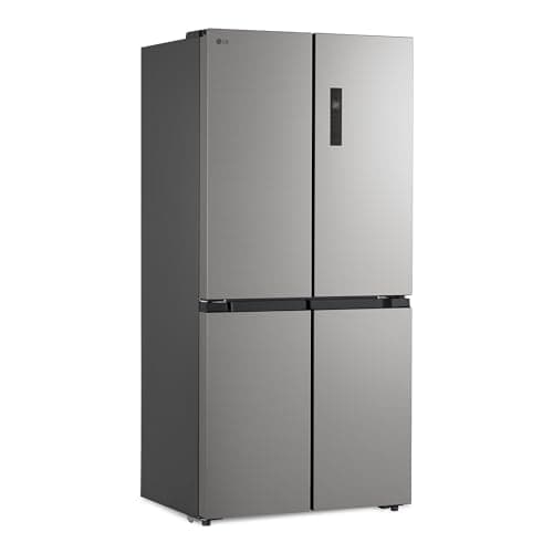LG GMM41MSBEM - Frigorífico Americano Combi, Total No Frost, Clasificación E, Capacidad 474L, Silver