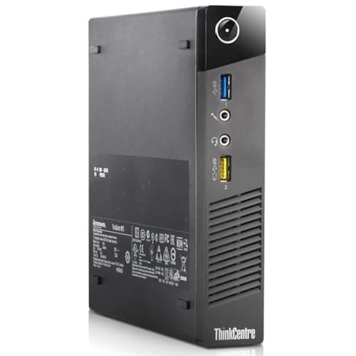 Lenovo ThinkCentre M73 Tiny PC Ordenador de sobremesa, Porcessore Core i7-4765T, Memoria RAM 16GB, Disco SSD 240GB, Win 10 Pro (Reacondicionado)