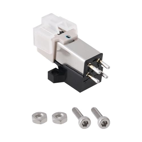 The Lord of the Tools 1pc Aguja de Cartucho Magnético para Tocadiscos Compatible con Audio Technica AT3600 AT3601 AT-3600L 4,2 MV 20 Hz-20 KHz con Tuerca de Tornillo Aguja de Cartucho
