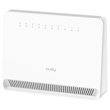 Cudy LT500E 4G LTE Cat 4 Módem Router Rápido con Ranura para Tarjeta SIM, WiFi AC1200, OpenVPN, Wireguard, IPsec, Cliente VPN, Antenas Interno, Mesh