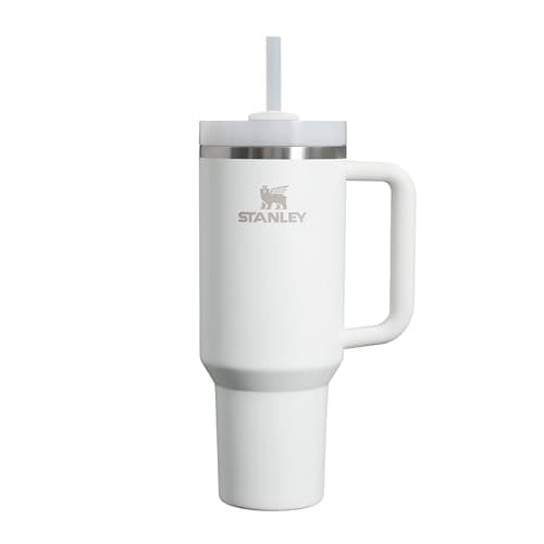 Stanley Quencher H2.0 FlowState Tumbler 1.2L - Termo Conserva el Frío 11 Horas - Helada Durante 48 Horas - Botella Agua Acero Inoxidable - Taza Termica - Vaso Termico Sin BPA - Frost