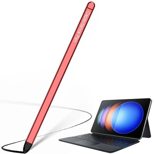 BaiFu Fold6 Pen para Samsung Z Fold6, lápiz Capacitivo Compatible con Todas Las Pantallas táctiles, bolígrafos para Samsung Fold 6/Tablet A8, Samsung S Ultra Pen, Tab A9+ Pen-Rojo