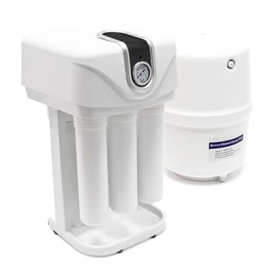 Naturewater Equipo de ósmosis inversa 5-Etapas 180l/día Bomba e indicador presión Filtración agua