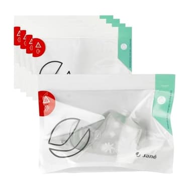 Jané Bolsas Esterilizadoras Microondas, Reutilizables, 5 unidades, Esteriliza por Vapor en 3 Minutos