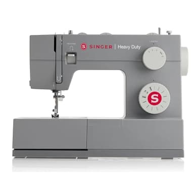 Singer Heavy Duty 4411 Maquina De Coser Mecanica - 11 Puntadas, 1100 Puntadas Por Minuto, Bobina De Carga Superior, Placa De Refuerzo De Acero, Presión Del Ajustable,Maquina De Coser Profesional