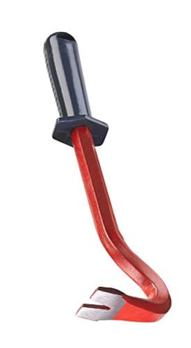 KWB Levantaúñas con mango de goma de 300 mm con destornillador de punta en U, elevador de clavos, extractor de grapas.