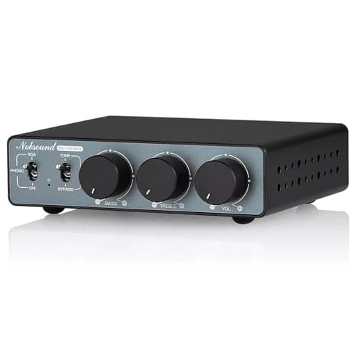 Nobsound HiFi Mini 2 canales estéreo Amplificador Clase D con Phono 600W (NS-13G Max)