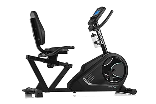 Zipro Bicicleta de entrenamiento en casa Iconsole+ Glow WM, Bicicletas estáticas, Bicicleta magnética de entrenamiento, Bicicleta ergométrica 150kg, Bicicleta de interior, Bicicleta de entrenamiento