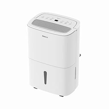 SHINCO WIFI Deshumidificador Portátil 30L/Día, Purificador de Aire, Filtro de Carbón Activado, Temporizador de 24 Horas, Drenaje Continuo, Función de Secado, Blanco