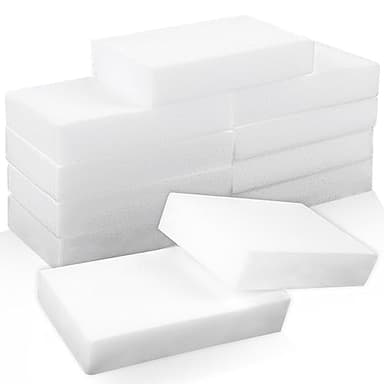 COMNICO Esponja mágica de Borrador, Paquete de 10 Suministros de Limpieza a Granel, Limpiador de Platos, Productos de Polvo, Esponja Profesional Comercial para Cocina, baño, bañera, Inodoro