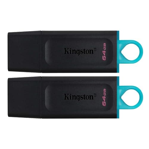 Kingston DataTraveler Exodia DTX/64GB-2P Flash Drive USB 3.2 Gen 1 - con capuchón Protector y Llavero en múltiples Colores