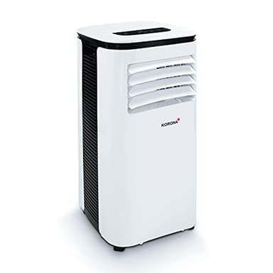 Korona 82001 Aire acondicionado portátil Iceberg 9.0 ECO | Móvil y local para 34 m² | 9.000 BTU/h | Tubo para la evacuación para la ventana | Monobloque 3en1 - enfriador, deshumidificador, ventilador