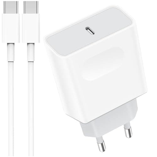 Cargador USB C for iPhone 16/16 Pro/16 Pro Max/16 Plus/15/15 Pro/15 Pro Max/15 Plus Carga Rapida, 30W USBC Enchufe con 2M Cable para Samsung Galaxy S23 S22, Tipo C Adaptador Rapido Cabezal Nanaisse