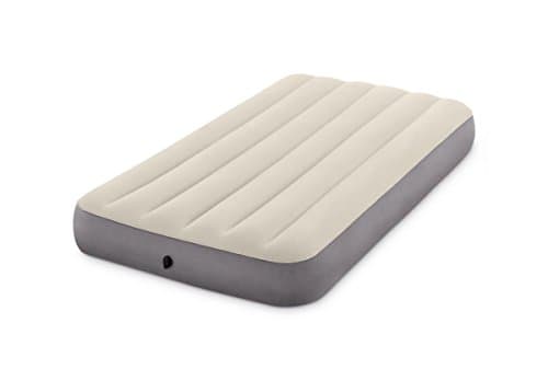 Intex 6410 Dura-Beam Standard Single High - Colchón hinchable, Tecnología Fiber-Tech, Multicolor, 99 x 191 x 25 cm