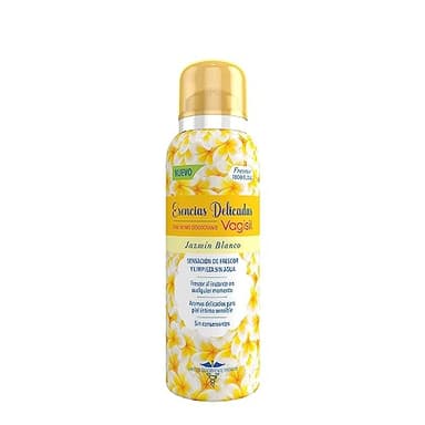Vagisil Esencias Delicadas, Desodorante Íntimo Para Mujer, Frescor Duradero, Hipoalergénico, Respeta El Ph De La Piel, Jazmín Blanco, 125 ml